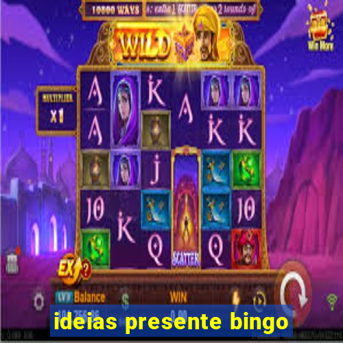 ideias presente bingo